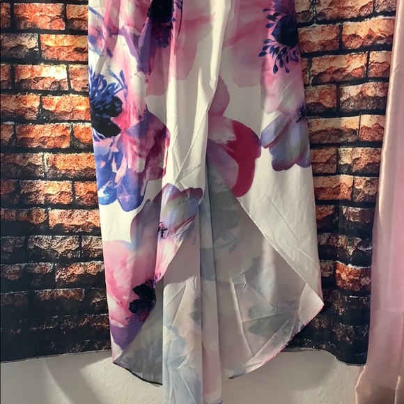 Leo Rosi Women's Sophie High Low Dress - Floral - Picture 3 of 9